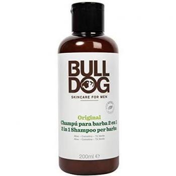 BULL DOG champú para barba 2 en 1 dosificador 200 ml