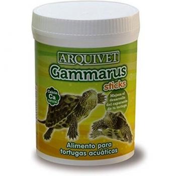 ARQUIVET Gammarus Sticks 265 ml - Comida para Tortugas de Agua - Pienso Tortugas acuáticas - Alimento Completo Flotante - Buen Desarrollo del caparazón