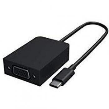 Microsoft HFT-00007 Adaptador de Cable USB C VGA Negro
