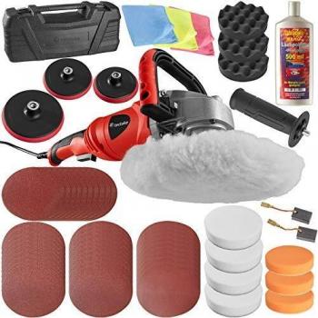 TecTake Máquina Pulidora Limpieza Profesional 1400W + Set 13