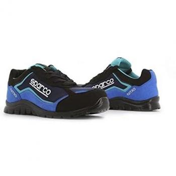 Sparco - Zapatillas Nitro S3 Black/Azul talla 45