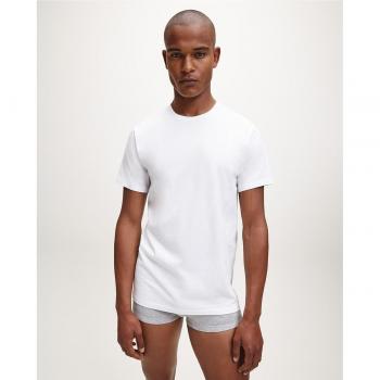 Calvin Klein - Pack de Tres Camisetas Interiores para Hombre en Colores Variados Cotton Classics 000NB4011E