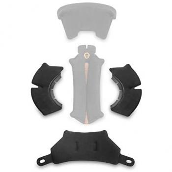 Schuberth C5 Cabezal Redondo Custom Fit - Almohadillas Laterales y Traseras - Almohadilla central para cabezas redondas - Negro (L)