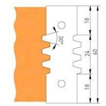 Cuchilla de recambio 3-ZAHN Holzmann TVF130Z2/3ZPM