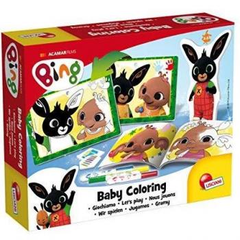 Liscianigiochi- Bing Baby Coloring Jugamos, Multicolor, 3