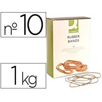 Q-Connect - Gomillas Elásticas 1000 Gr Número 10 100 X 2 Mm