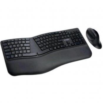 Set de Teclado y Ratón Inalámbricos Ergonomicos Kensington Pro Fit QWERTY Inglés UK