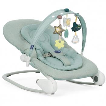 Chicco Hoopla - Hamaca con arco de juegos y reductor, de 0 a 18 kg, color azul