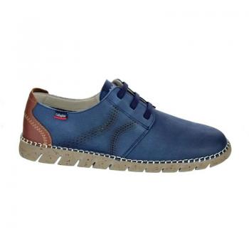 Zapatos Callaghan 43200 Azul Hombre Cuero Confort Caminar