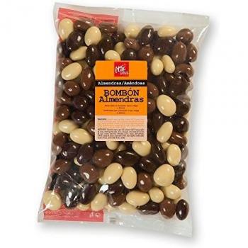 Bombón de almendras con 3 tipos de chocolates 1 kg