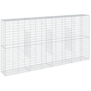 Cesta de gaviones con cubierta hierro galvanizado 400x50x200 cm
