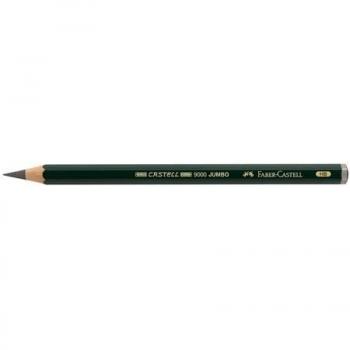FABER-CASTELL 115826-Set de 3 lápices CASTELL 9000 Jumbo mina HB, 5,3 mm
