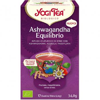 Yogi Tea Infusión Ayurvédica Bio Ashwagandha Equilibrio 17 Bolsitas