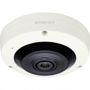 Hanwha Techwin 6MP Indoor/Outdoor Fisheye Dome IP Security Camera with 2048 x 2048 Resolution