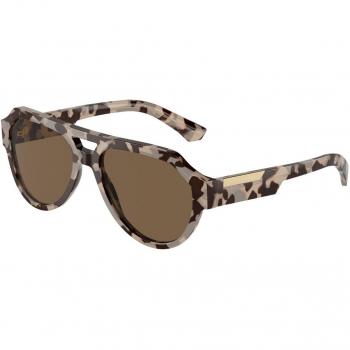 Dolce & Gabbana DG4466 Men's Sunglasses Tortoiseshell Pilot Havana 56mm
