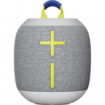 Ultimate Ears Wonderboom 4 - Altavoz Bluetooth portátil, 14 horas de batería, clasificación IP67, modo outdoor-podcast, gris y amarillo
