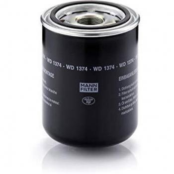 MANN FILTER WD 1374 Filtro de aceite enroscable 1 1/2 16 UN para maquinaria industrial, agrícola y de construcción