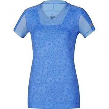 Gore Running Wear Air Lady Print - Camiseta para mujer, color azul, talla 36