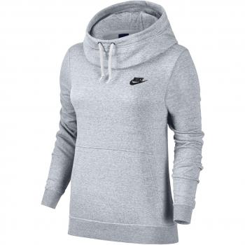 Nike FNL FLC Sudadera, Mujer, Gris Claro