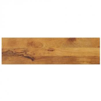Tablero de Mesa Rectangular de Madera Maciza de Mango 120x30x3,8 cm