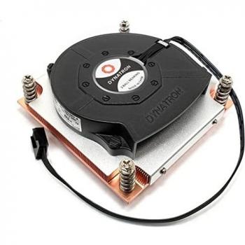 Disipador de CPU Inter-Tech Q-3, 1U, Activo, para Socket LGA 1700, Color Negro y Plata