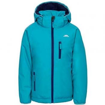 Trespass Shasta Waterproof Windproof Insulated Warm Jacket Coat para Chicas, 3-4 años, Azul