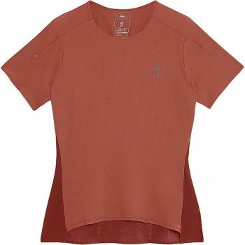 Camiseta de mujer Performance-T On, manga corta, color rojo castaño, talla XS