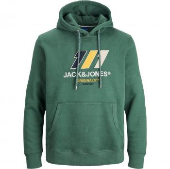 Jack & Jones Slope Hooded Sweatshirt - Men's Trekking Green