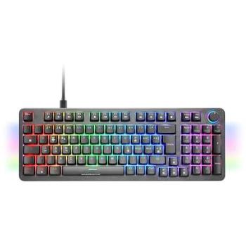 Teclado Mecánico Gaming Mars MKPRO, Completo, RGB Chroma, Switches Hot-Swap, Antighosting, Rueda de Control, Software Avanzado, Multiplataforma, Switch Silent, Idiomas Español