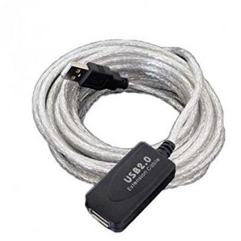 CABLE DE DATOS USB 2.0 5MT M/F AMPLIFICADA HUB RUTER PERIFÉRICOS IMPRESORAS *
