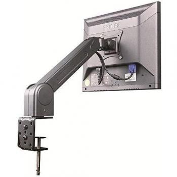 Soporte de mesa para monitor de un brazo con dispositivo de apriete en negro inclinable para Asus 27 VC279H-W