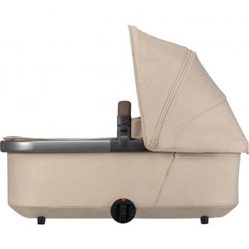 Capazo Joolz Geo 3 Sandy Taupe - Capazo para cochecito, diseño elegante, tejido suave, incluye colchón y capota extensible, compatible con el sistema de viaje Joolz Geo 3