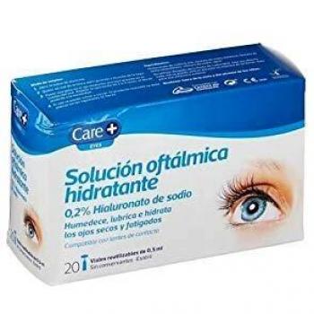 STADA SOLUCION OFTALMICA HIDRATANTE LUBRICA E HIDRATA LOS OJOS SECOS Y FATIGADOS 0,2% ACIDO HIALURONICO 20 VIALES