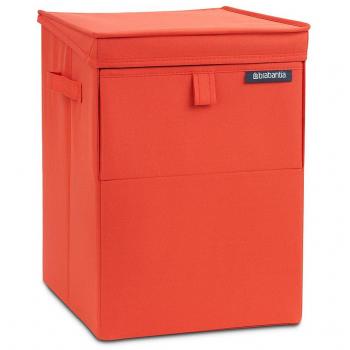Brabantia 109362 - Caja apilable para la Colada, Color roja