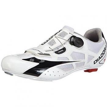 Diadora VORTEX Racer - Zapatillas de ciclismo de material sintético para mujer, Blanco
