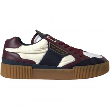 Dolce & Gabbana Multicolor Miami Leather Low Top Sneakers - EU42/US9
