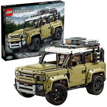 LEGO 42110 Technic Land Rover Defender, Todoterreno de Juguete, Maqueta de Coche para Construir