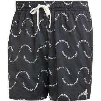 Bañador de natación adidas Wave Logo CLX hombre negro estampado, color negro puro, talla XS