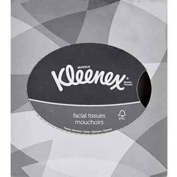 Kleenex two ply white facial tissues, CUBE