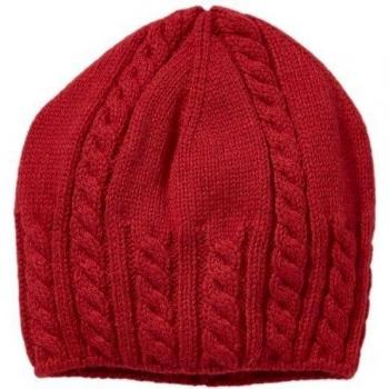 fraenklis Mütze Strickmütze - Gorro de esquí para mujer, color rojo, talla 55/57