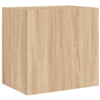 Mueble TV Multimedia Suspendido en Roble Sonoma 40,5 x 30 x 40 cm
