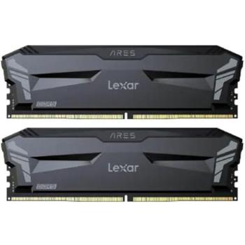 Memoria RAM Lexar Ares 32GB (2x16GB) DDR5 6000MHz CL32 con disipador térmico, color negro