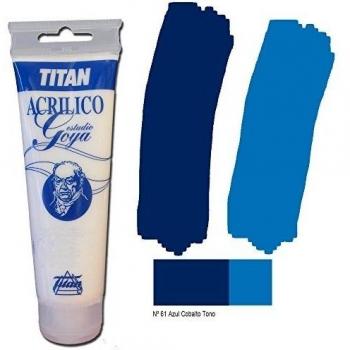 ACRÍLICO GOYA ESTUDIO AZUL COBALTO TONO 125 ML Nº 61