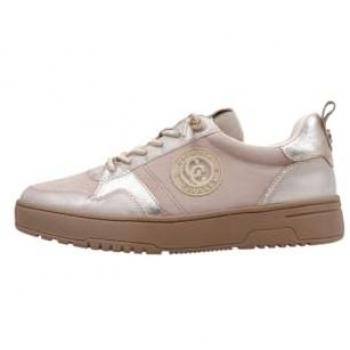 Zapatillas de piel para mujer Carmela 161808 con cierre de cordón, color beige, talla 39