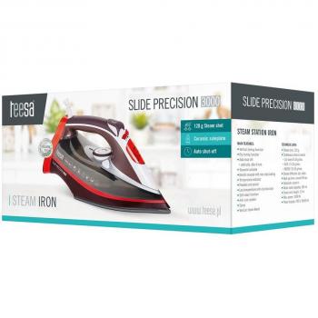 Teesa Slide Precision 3000 Plancha de Vapor, 3000 W, Rojo/Blanco/Gris