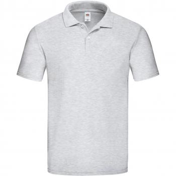 Polo Original de Hombre Fruit of the Loom - Color Gris Heather - Talla L