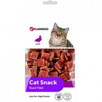 Snack para Gatos en Forma de Cuadraditos Sabor Pato 50g
