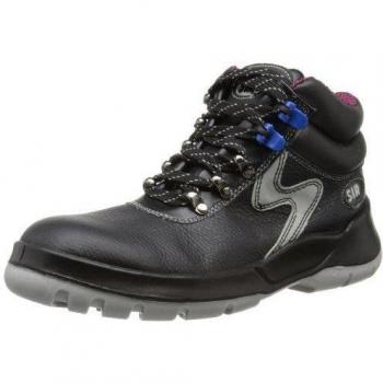 Sir Safety Fenice - Zapatos de cuero unisex, color negro, talla 45 ES