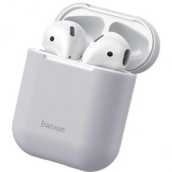 Funda de Silicona Ultra Fina Baseus para AirPods 1/2 - Gris