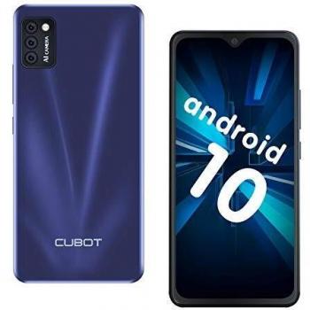 Cubot note 7 smartphone 4g telefono movil de 55z pantalla hd android 100 tripe camaras 16gb romz128gb ampliable sdz dual sim 3100 mah face id azul
